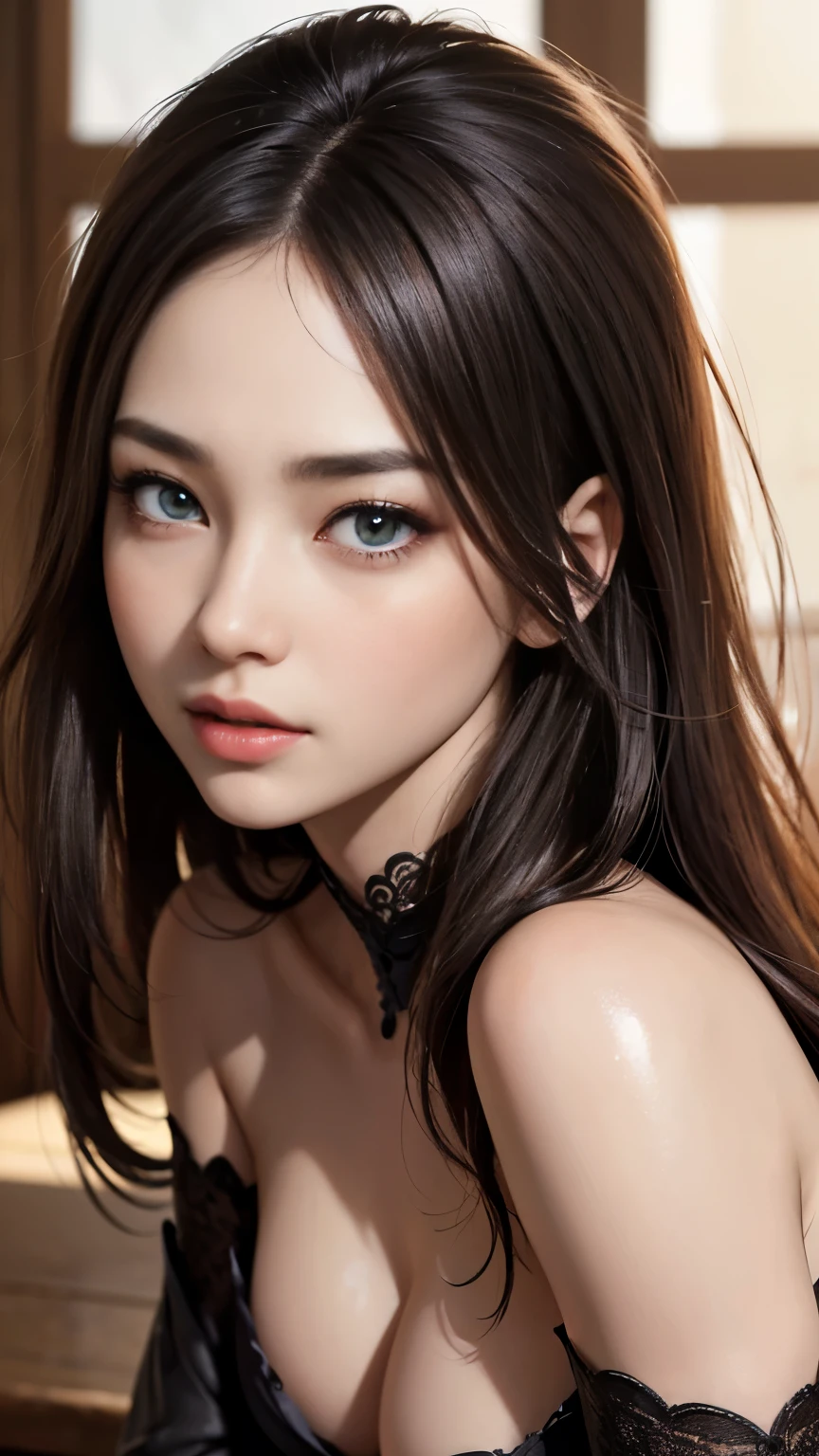 got it?Is it?、(Best illustrations)、8K UHD resolution、intricate details、Highest quality、Realistic、Super detailed、Best lighting、Best Shadow、Soft lighting、Ultra HD、Ultra-realistic、Tyndall effect、Realistic、(high detail skin:1.2)、 (intricate details, Compensate, Face to face with the children_v1:0.5), (got it, Beautiful and delicate face, got it?, Beautiful and delicate eyes, Perfectly balanced face, High Resolution Skins, Fine skin, Optimal ratio of four fingers to one thumb, Place your arms under your chest, Red tattoo on lower abdomen、oh!, Wide Hips, Smooth abdomen, thin, Pale skin, __fashion__, __hair__:1.25)、Digital single-lens reflex camera、 Absurd、(Tabletop: 1.3), (Maximum resolution: 1.2), (Ultra HDTV: 1.2), Cinematic Light, Beautiful Eyes and skin, detailed facial features, , (Sharp focus: 1.2), (Focus on the face:1.2),Perfect Style, Beautiful Face, Acura, Anatomically correct, Highly detailed face and skin texture, Beautiful Eyes, double eyelid, thin eyebrows, Glitter Eyeliner: 1 Natural Cheeks, Glowing Skin, Fair skin: 1.2, (Glossy Lips: 1.4),(Embarrassed look: 1.2),Highly detailed face and skin texture, Beautiful Eyes, double eyelid, Natural Cheeks, Glossy Lips: 1.4,Exposed cleavage、charm的な。charm、 Beautiful devil woman from hell, デヴィッド・ホックニーとアルフォンス・ミュシャによるUltra-realistic女性の肖像画, charm的な女性の肖像画、Fantasy art, Chinese humanoid robot、Chinese actress、Dungeons、Dragon、devil'Palace、devil'torture chamber、night、Dark Style 、In the Dark、(detailed spooky background:0.8), magic、 1 Girl、Evil Nun、Dark Necromancer、Succubus、devil'Daughter of、Shinonome Umi、Bat Wings,(((devil'Horn)))、 ((((Huge glasses, Nerd Glasses, Thick glasses, Round Glasses)))),(((Big Breasts)))、(devil'tail)、(Red eyes are shining:1.6)、The red eyes are very clear and detailed, Your eyes are so beautifully made, ((Red eyes:1.0)),Intricate tattoos, demonic Intricate tattoos, Thigh Tattoo, Body tattoos, masterpiece、最もBeautiful Face、Baby Face、Cute Smile、Beautiful plump red lipuscular charm body、devil's charm body、devil s