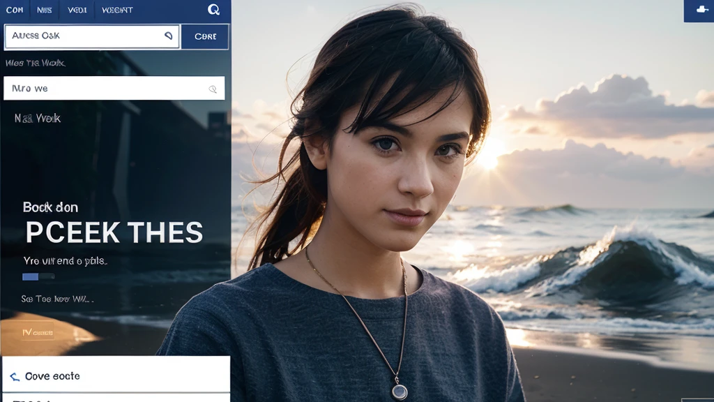 Create a Cover Photo for a Facebook page named "Trend Tides"