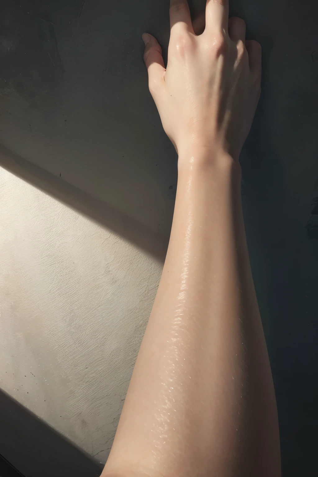 wrist with pain