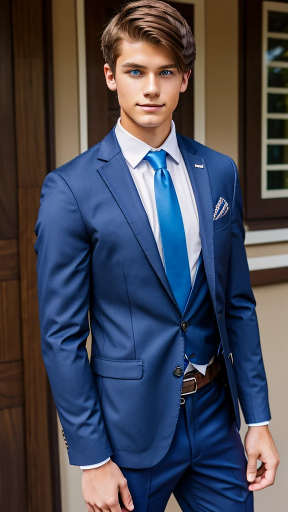 19 year old male wearing tie and lomg sleveed button up with blazer and vest with dress pants and belts
4K HIGH REZ
Physical Description: Brown colored hair and skinny build. 5"5 and 150 LB. Blue eyes.
.