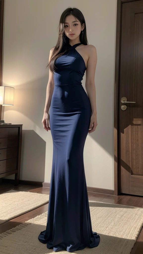 a tall woman
