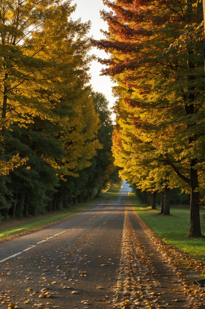 Autumnal summer evening