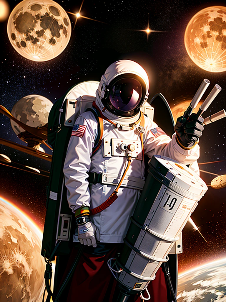 lonely astronaut in the void