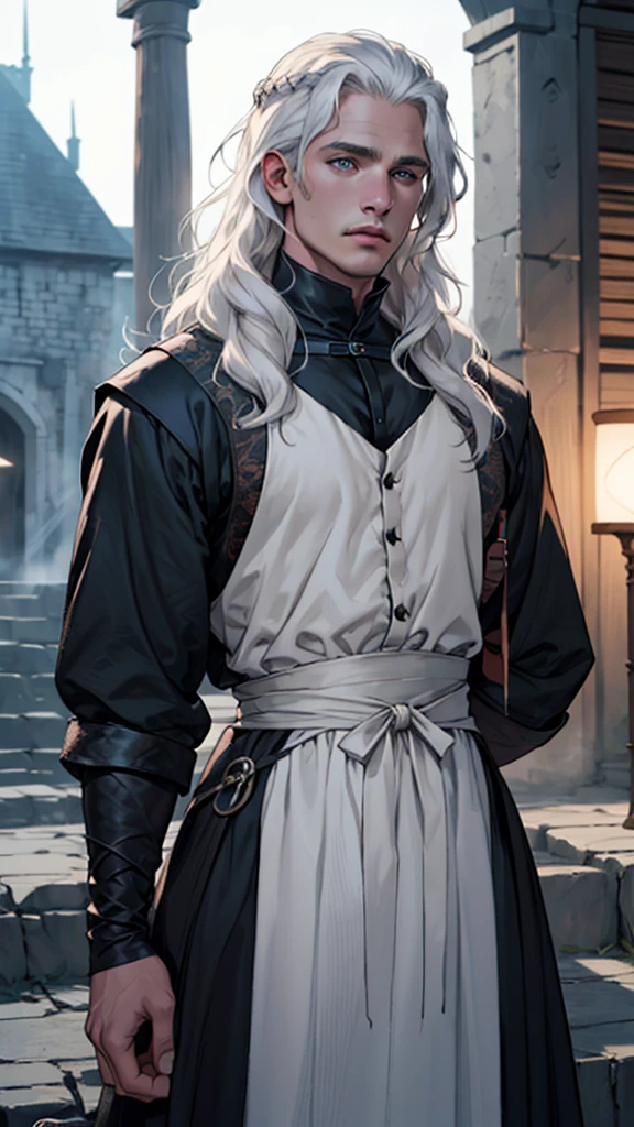 Drag queen, gothic dress, vestimentas detalhada, musclegirl, fully body, house of the dragon, game of thrones, targaryen, vestimentas.