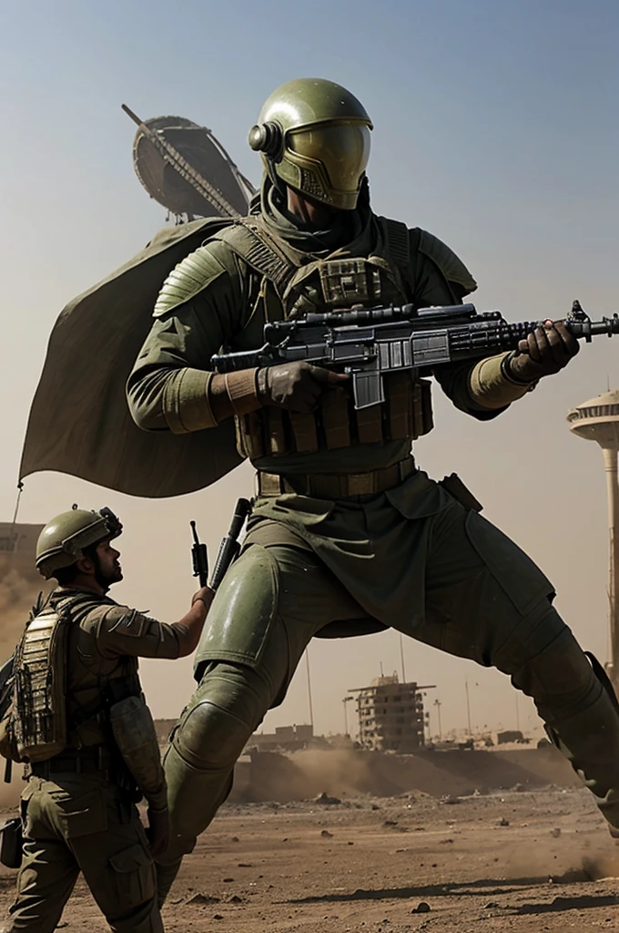 A war between the land and the aliens in Baghdad