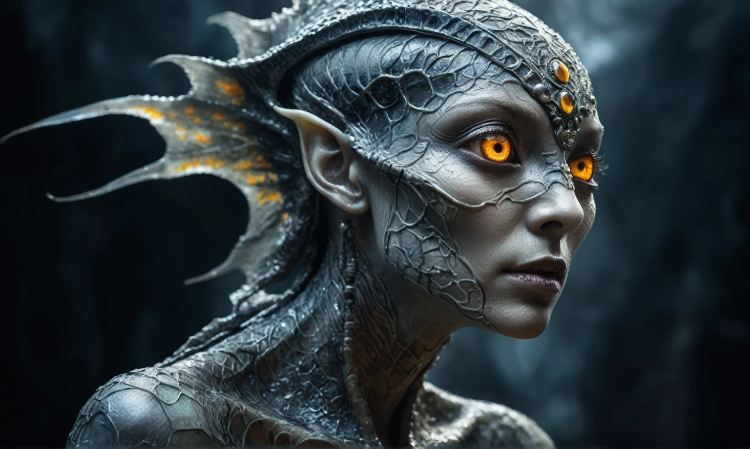 full body length,Magical plant ghost flower, ghost flower,carismatic，Incredible，terror ,extremely detailed,intricate details,eyes extremely detailed, high detailed eyes,16k resolution, realistic humid skin,extremely intricate details,Epic Realistic,face anatomically correct,Ultra HD,HDR, natural skin textures, hyper realism,realistic skin texture, hyper detailed,extremely Realism,Ultra Detailed,body logically correct,full body length shot,beggar graphite silver sparas, wants eat,survival in castle of future,Cinematic,soft colors, Technicolor,natural skin textures, hyper realism, hyper detailed,Extremely detailed,High contrast,Masterpiece,Realistic,Ultra Detailed, intricate details,realistic humid leather,extremely intricate,Epic Realistic, cinematic style,irina yermolova,high contrast,hdr,extremely detailed, [deep night landscape],masterpiece,intricate details,faded,eyes extremely detailed, high detailed eyes,16k resolution,RAW,retina, Nikon Z9,China,Songbird,orc, Guangxi Zhuang of China,tkt style, Pisces, perfect, ginger，transition between two art styles, Ink painting to photorealism, Double contact, X-ray, Creative, vivid light, masterpiece, fantasy, Abstract, Surrealism, super detailed, high resolution, stop:35,(((creature with a spectral and ghostly appearance)). Her skin is pale, almost translucent.wears weird, ancient rock paintings of the first people,of sharkfish's leather,dark fantasy, Alien Nordic reptillian from venus and norway, captivating, in vibrant jewels.... Her accessories include high tech quantum neural lace and glowing gold plasma body sheath, eyes glowing, bokeh, lens flres, fisheye lens, perfect composition, beautiful detailed intricate insanely detailed octane render trending on artstation, 8 k artistic photography, photorealistic concept art, soft natural volumetric cinematic perfect light, chiaroscuro, award - winning photograph, masterpiece, oil on canvas, raphael
