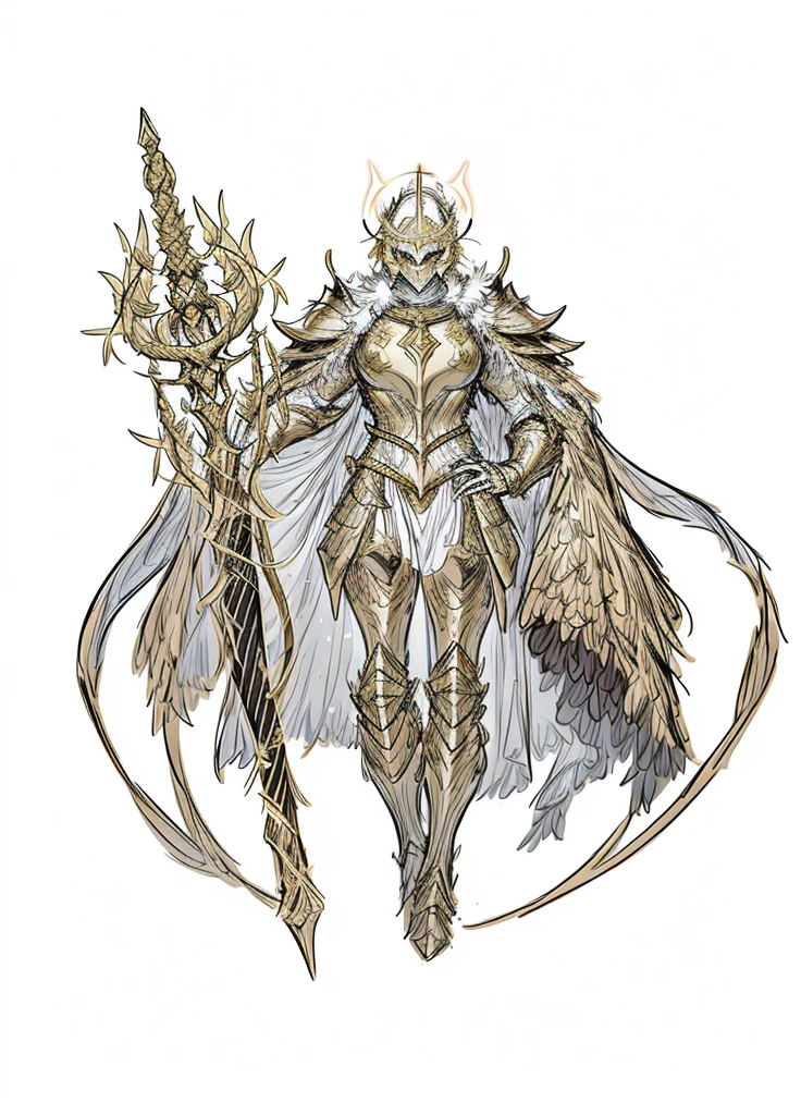 1boy, full face helmet, golden fur,golden saint, epic armor, legendary weapon, handsome man, elegant clothes,holy knight, (high resolution, high detail, The best quality)