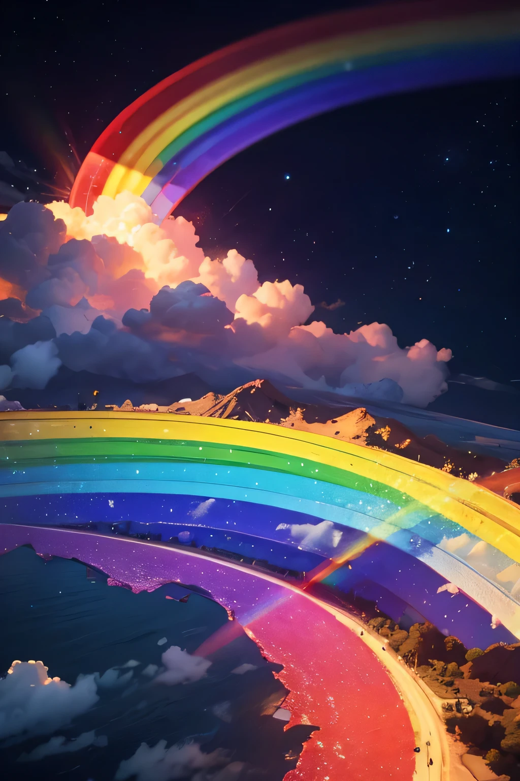 a rainbow