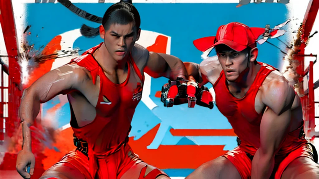 faça um banner de muay thai, introducing a robotic glove