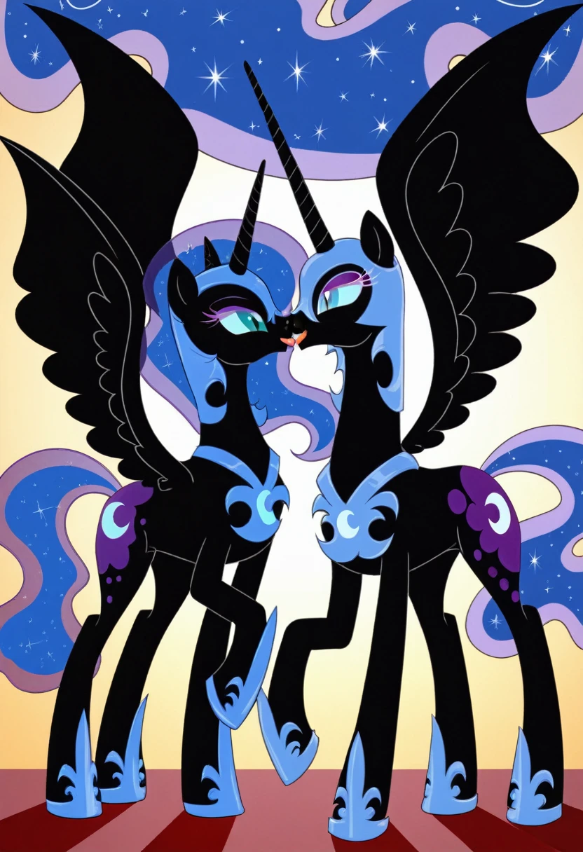 Nightmare moon kiss Man pony