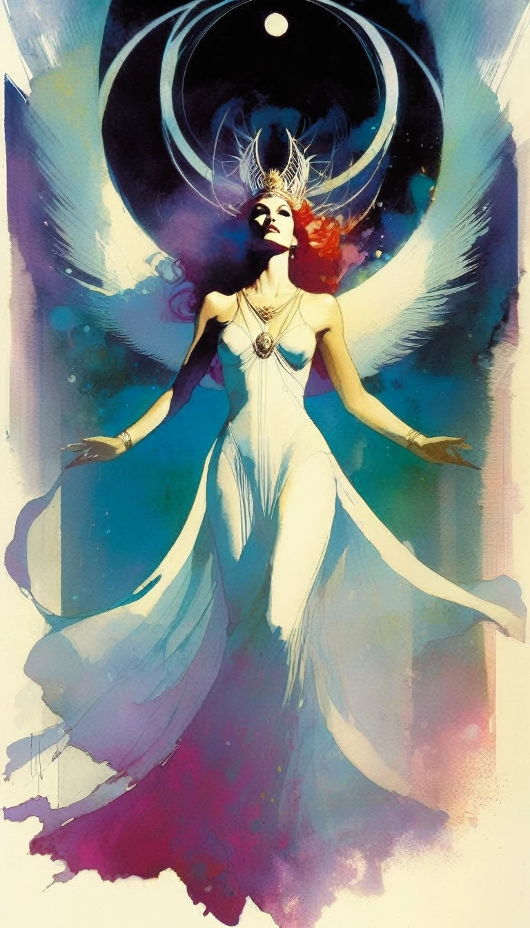 the goddess, inspired by Bill Sienkiewicz