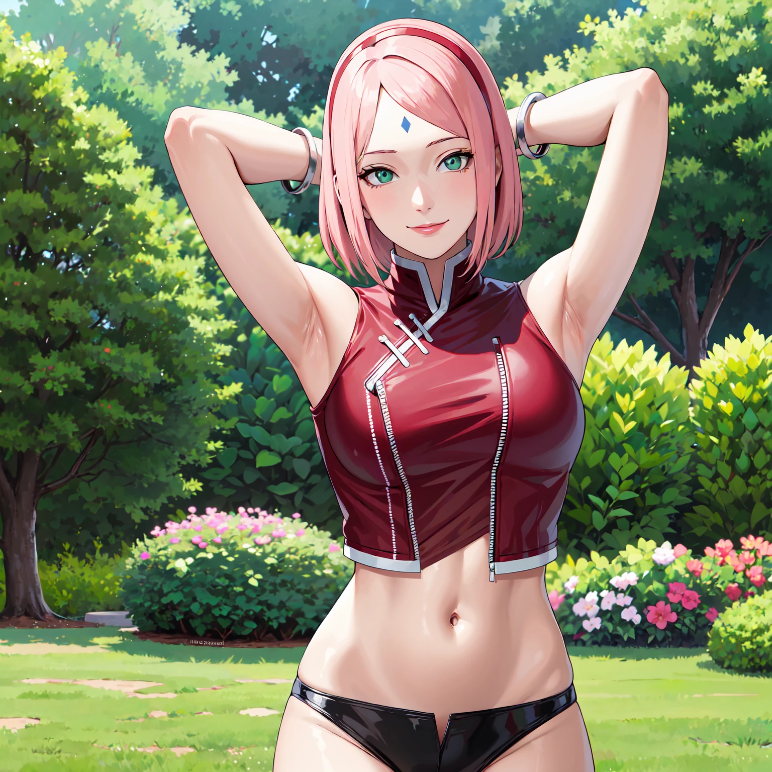 masterpiece, penisface, on face, huge, uncensored, sakura, sakura haruno, awe BREAK pink hair, short hair, green eyes, nude, naked, large breasts, awe BREAK pink hair)),