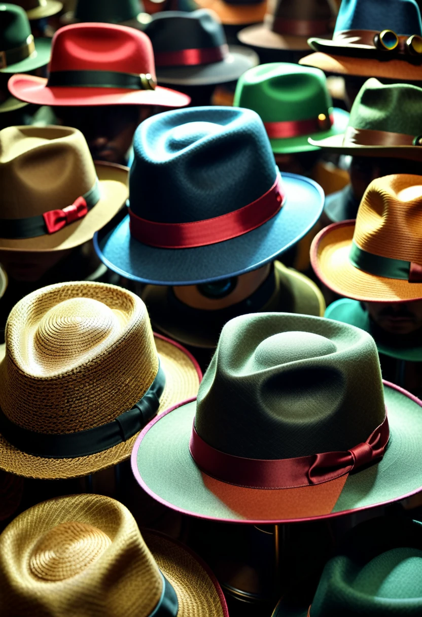 The Hats Have Eyes, different immersive, Unambiguously Biological, Octane HDR --h 1080 --w 1920