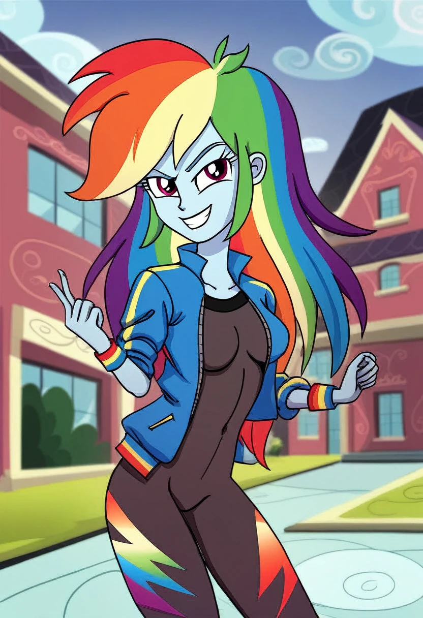 Eqg rainbow dash bodystocking walk