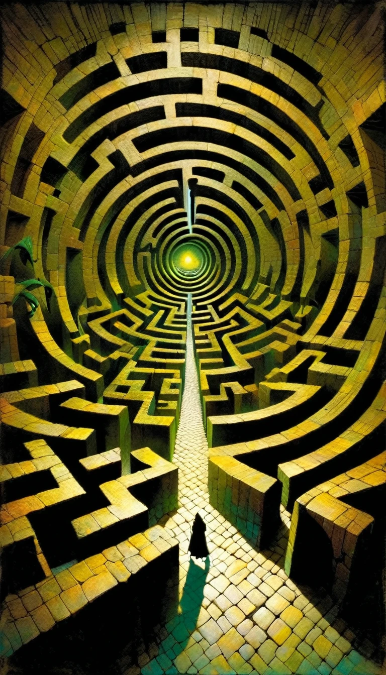 labyrinth, inspired by Dave McKean