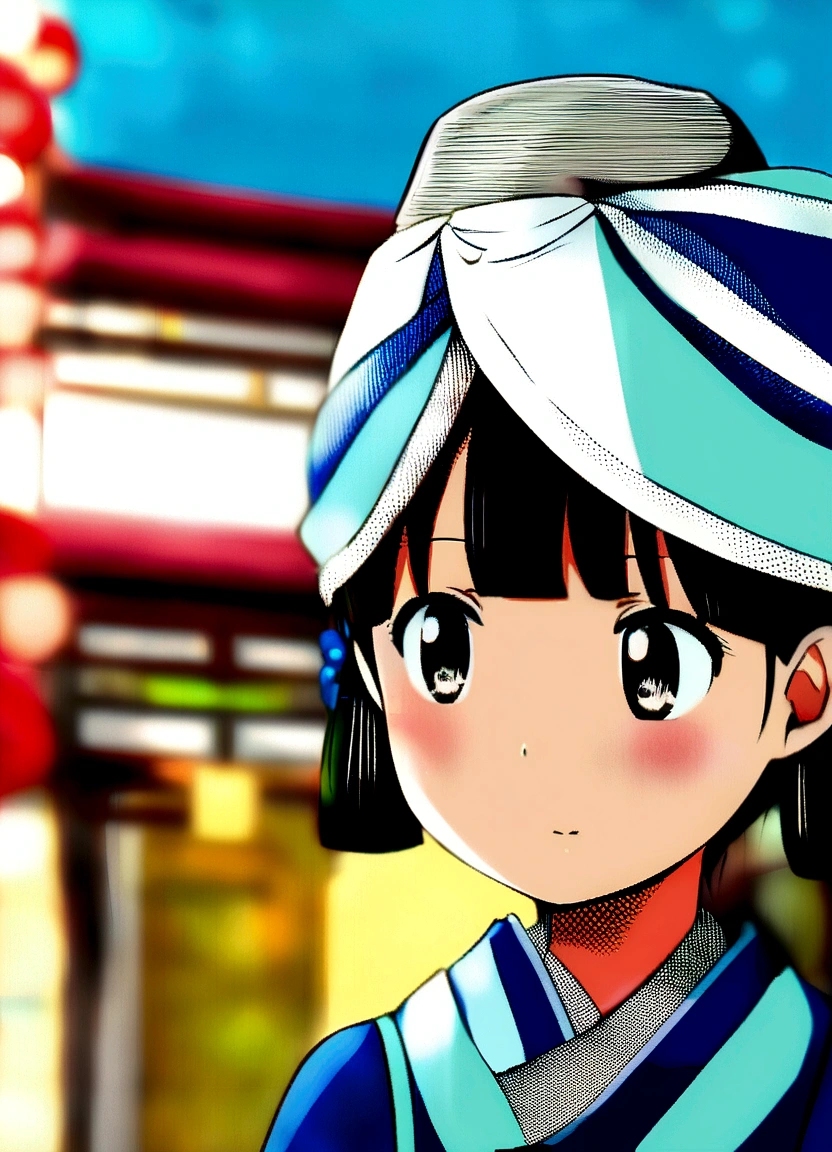 Chinese girl, 13 years old, short hair, traditional Chinese clothing, cute, Enhanced anime, High Quality,