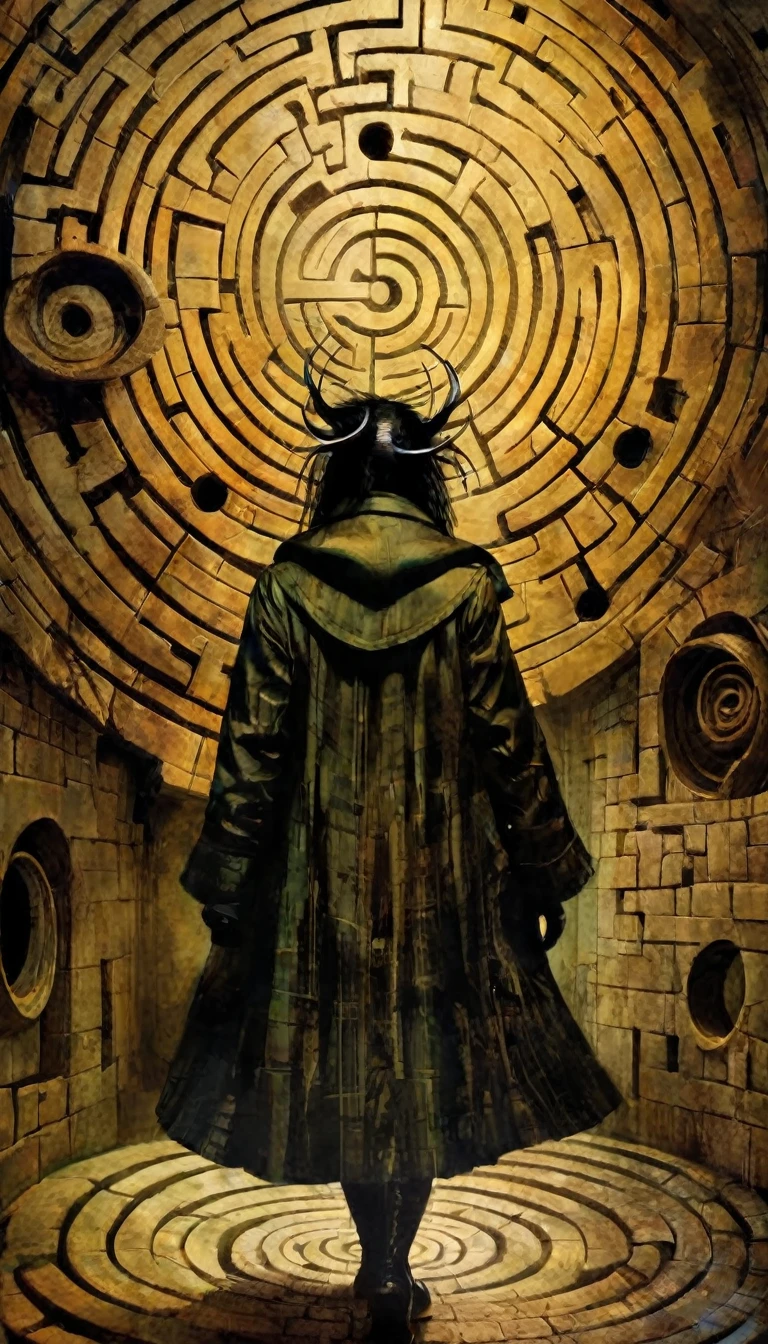 labyrinth, inspired by Dave McKean
