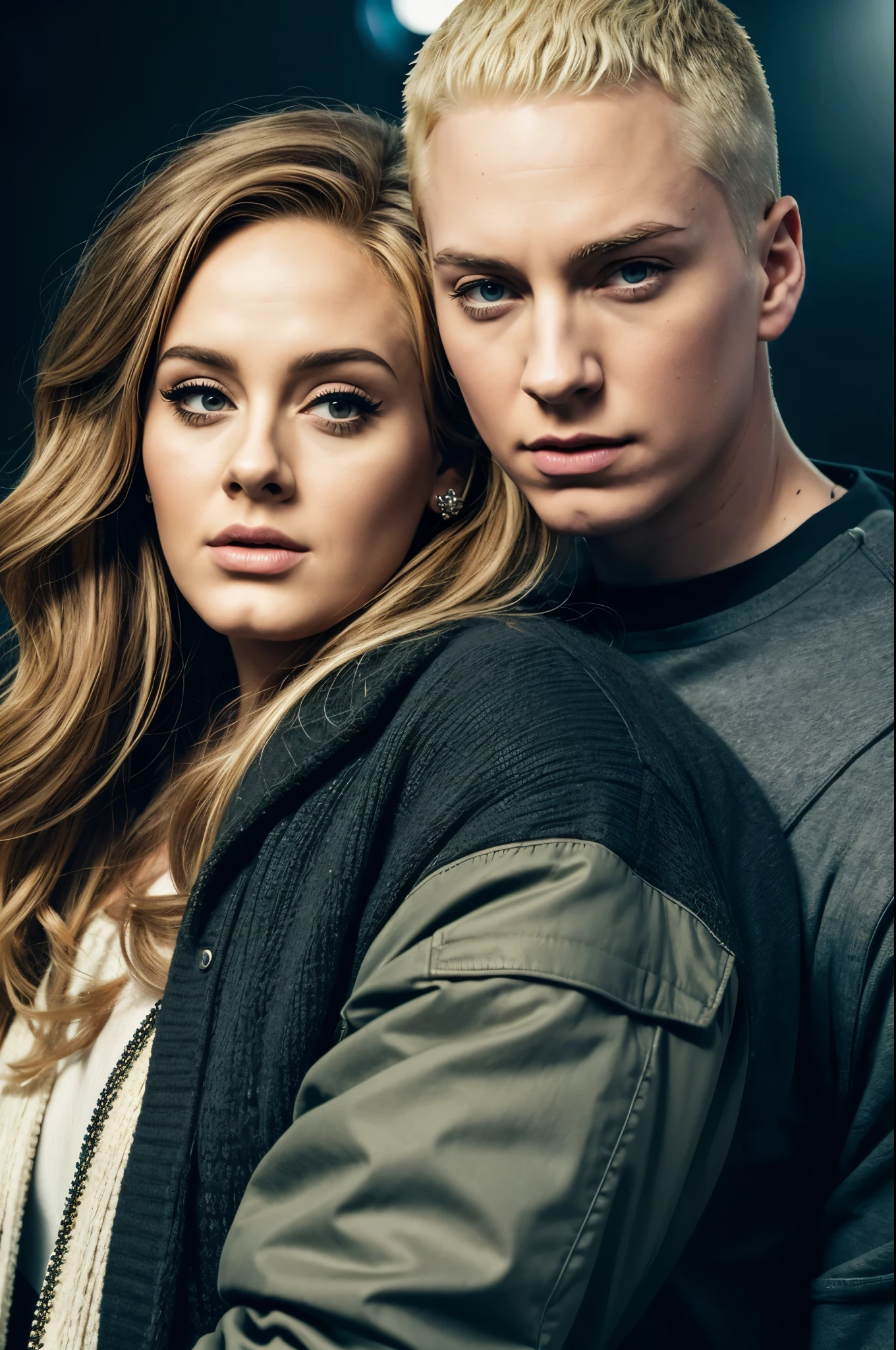 Adele and Eminem for the cover of a song called love song 
