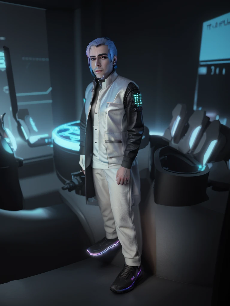 Change background cyberpunk handsome boy, realistic face, 8k, ultra realistic,