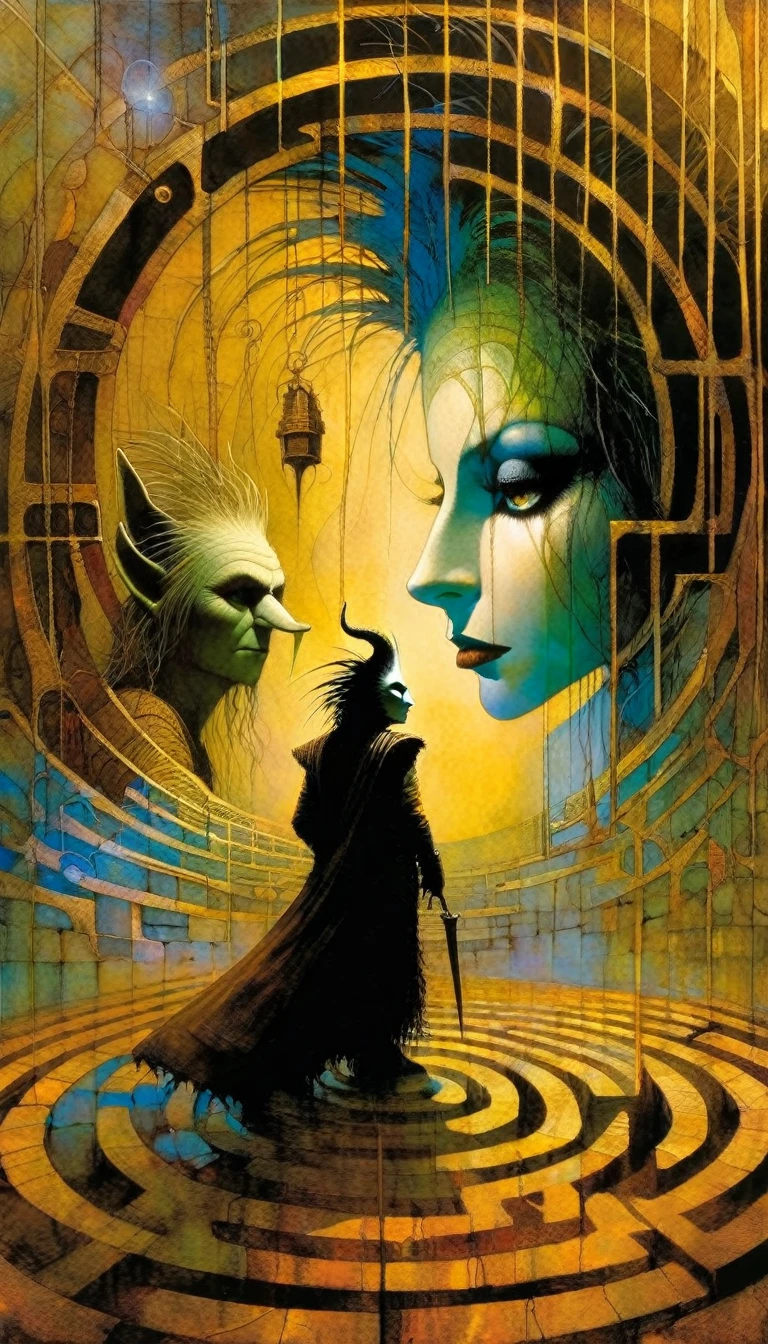 labyrinth, inspired by Dave McKean