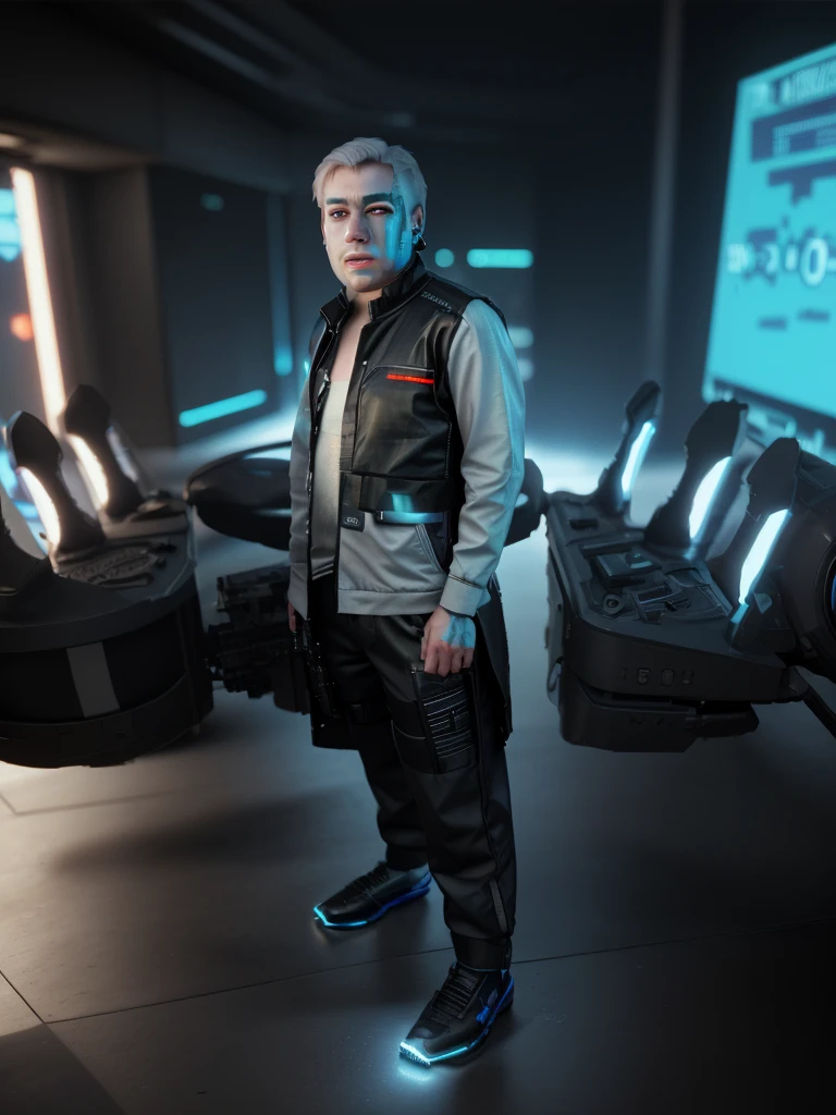 Change background cyberpunk handsome boy, realistic original face, 8k, ultra realistic,