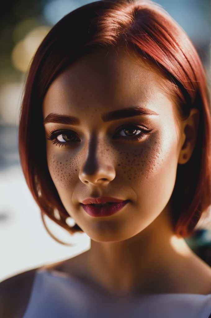 Cinematic photo (art by Mathias Goeritz:0.9) , fot, exuberant girlfriend, tax collector, Rich red hair, winter, change of inclination, horor, specular lighting, Film grain, Samsung Galaxy, f/5, (Still cinematic:1.2), freckles . 35mm fot, film, bokeh, proffesional, 4K, highy detailed, detailedeyes, (hydrocolor lens, detailed iris), (((fullbody, nude artistic)))