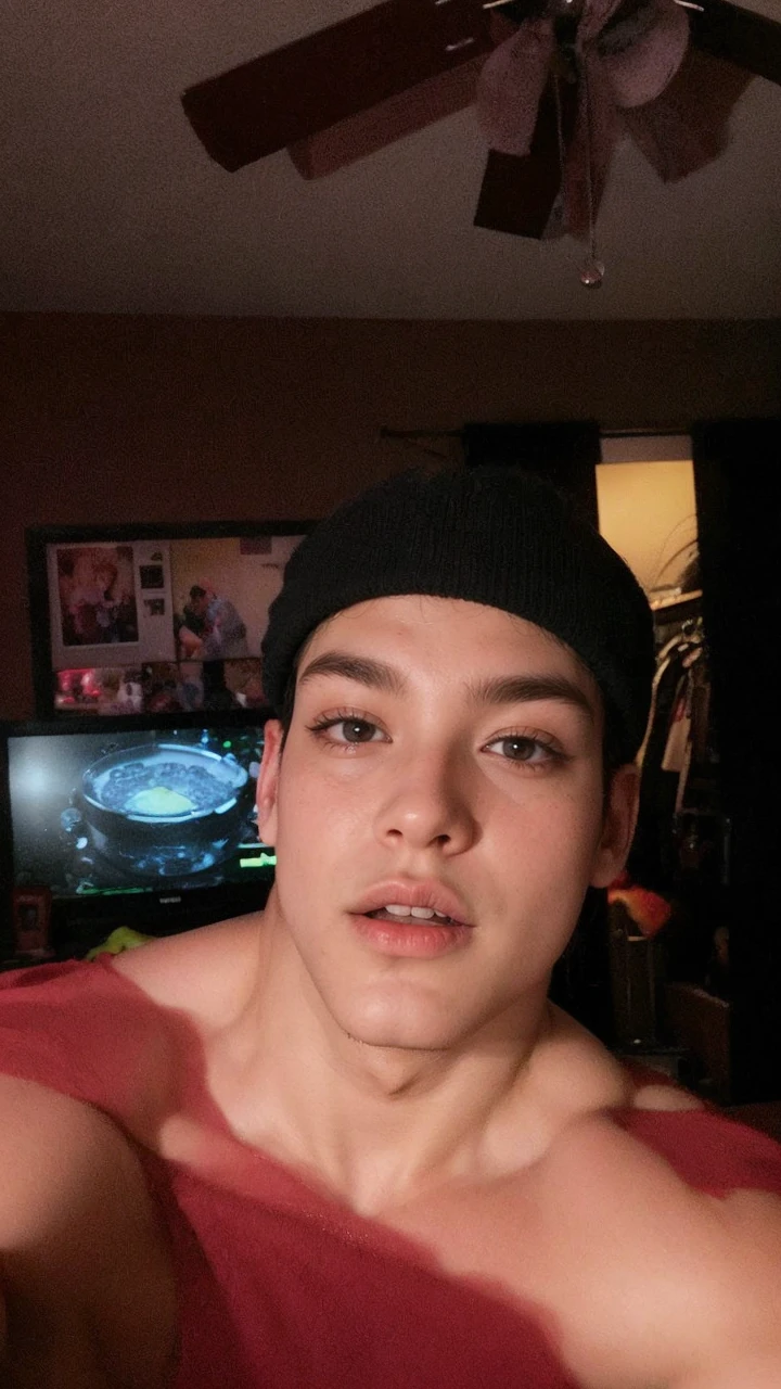 naughty man, latin face, foxy eyes, well designed mouth