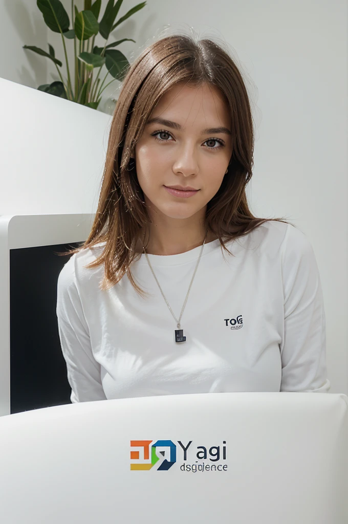 créer un logo d'agence digital tout en blanc le nom est : Agence EYA 