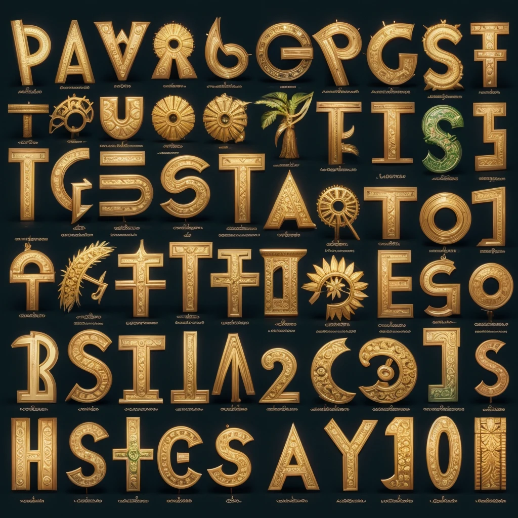 Letters of the Brazilian alphabet