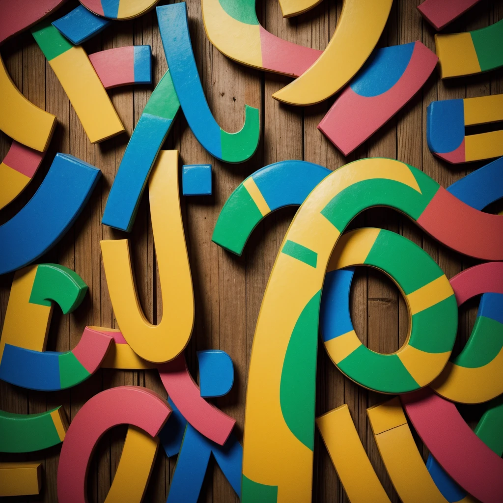 Animated Brazilian alphabet letters