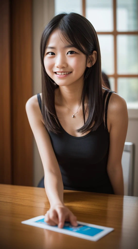 Tabletop, Highest quality, 8K, 10 years old, Teen, RAW Photos, Absurd, Award-winning portrait, smile, alone, Idol&#39;s face, Delicate girl, Upper Body, Digital SLR, View your viewers, Frank, Sophisticated, Thin arms, Professional Lighting, Film Grain, chromatic aberration, (Eye and facial details:1.0), (Bokeh:1.1) , Distant view Abandoned house , Close your mouth , Sailor suit , Black-haired , Small breasts、Armpit sweat,Shyness,clear,High exposure,Having my armpits licked,His arms are tied and he is hanging from a rope,男にMy breasts are being massaged,Sitting cross-legged,whole body,Upper Bodyは裸,Nipples are erect,In underwear,Facing forward,Being hugged from behind,Peeing,whole body,Slender body,Small breasts,Completely naked、Being hugged by a man,My breasts are being massaged、With legs apart、Underhair grows,Peeing