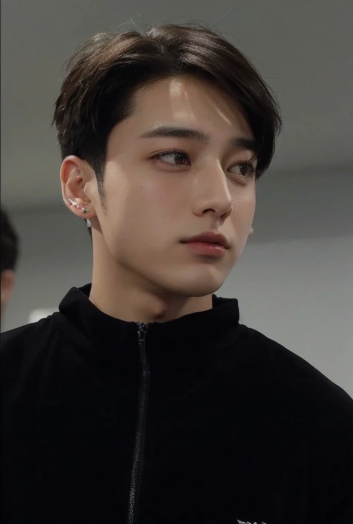 jungkook, loiro e careca 