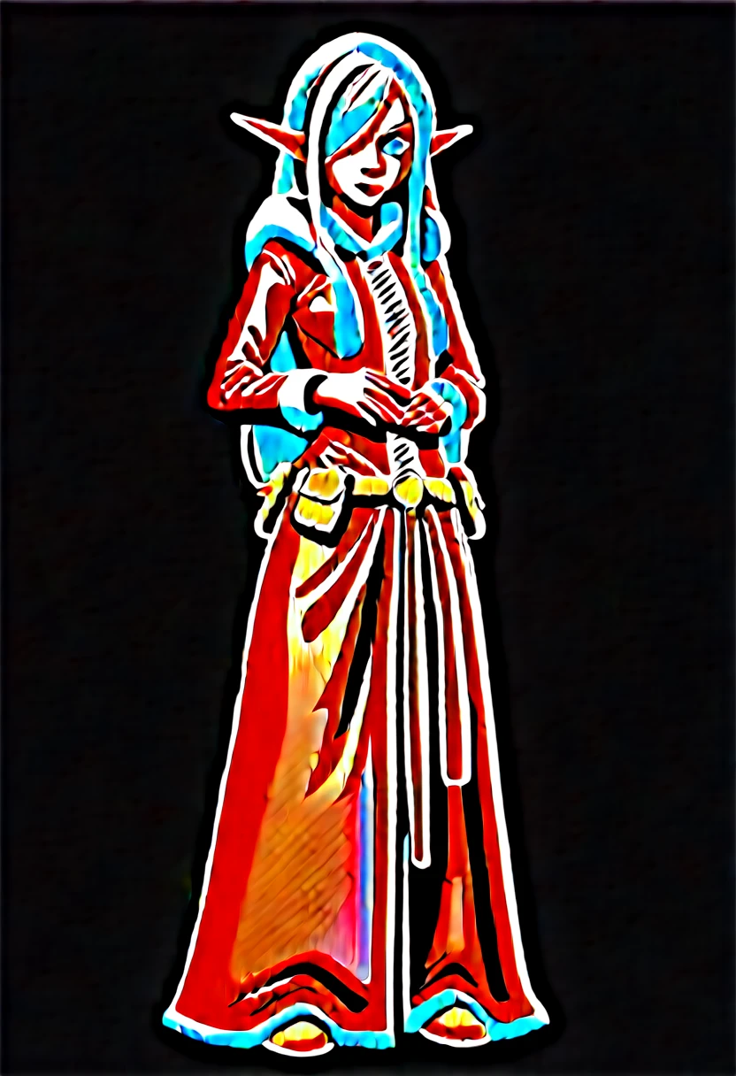 ((Best Quality)), (Masterpiece)), (Details: 1.4), Absurd Resolution, High Resolution, (Masterpiece: 1.4), Ultra Detailed, detailed gnome girl with pale skin, short stature, and very long silver hair that curls at the ends, covering one eye, with small breasts, pouty lips, and bright blue anime-style eyes with long lashes, wearing a corset, white puffy long sleeved shirt, and puffy cloth pants, leather bound boots, set in a windy fantasy landscape, (best quality,4k,8k,highres,masterpiece:1.2),ultra-detailed, dungeons and dragons, long elf ears, small girl, detailed skin and cloth textures, cute detailed face, intricate details, extremely detailed, 1girl, dynamic pose with hair covering one eye, shy personality, puffy cloth pants with leather belt, detailed privateer outfit, detailed buccaneer outfit, pouch on belt, wearing ornate leather armor with fur trim, silver inlay detail, wearing fur trimmed boots, wearing fur trimmed gloves