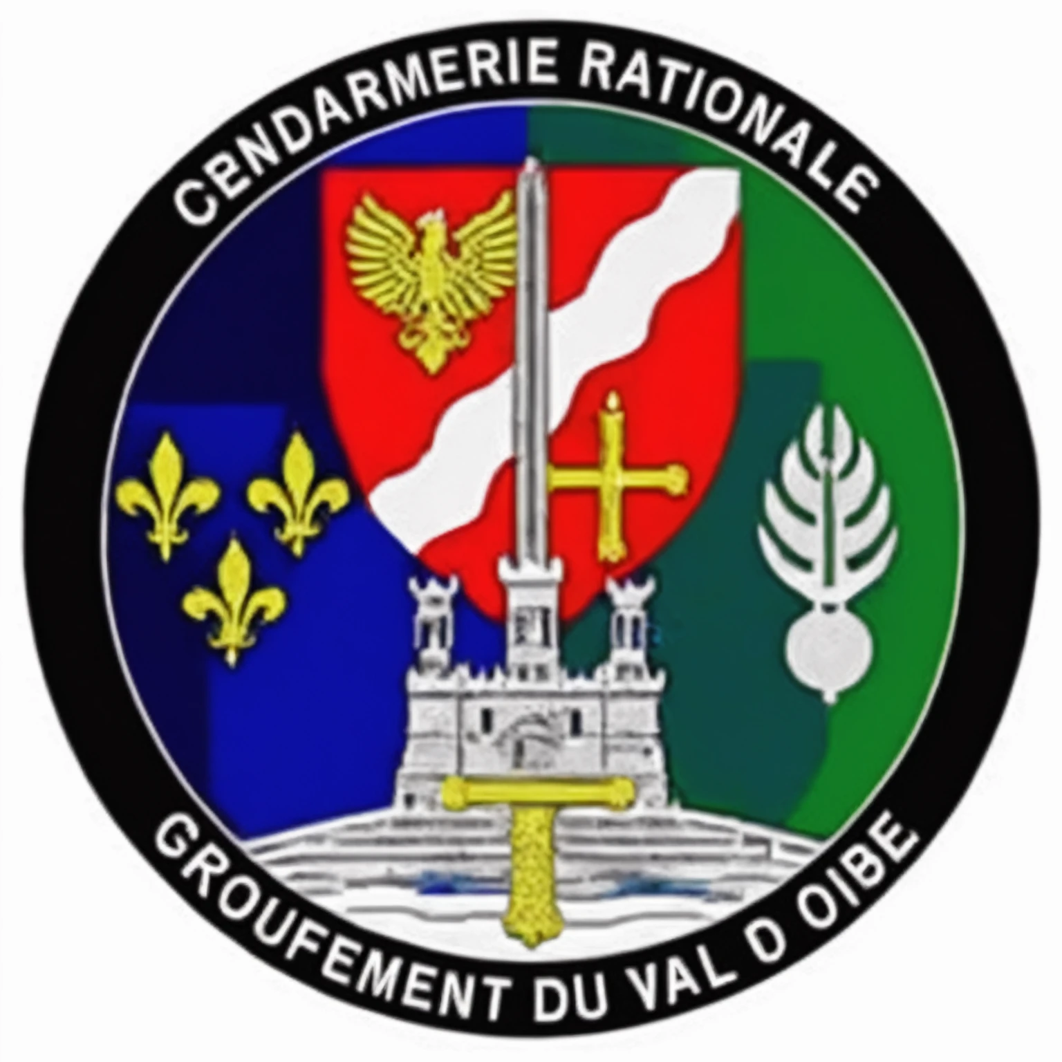 l'emblème du gouvernement national français, logo gfd, logo, logo, nasreddine dinet, cgnode, Denis Velleneuve, général, villeneuve, badge, blason, cgrener, logo 2D, avatar pour site web, AVEC, logo", image publicitaire, Magalie Villeneuve, SVG, Normandie