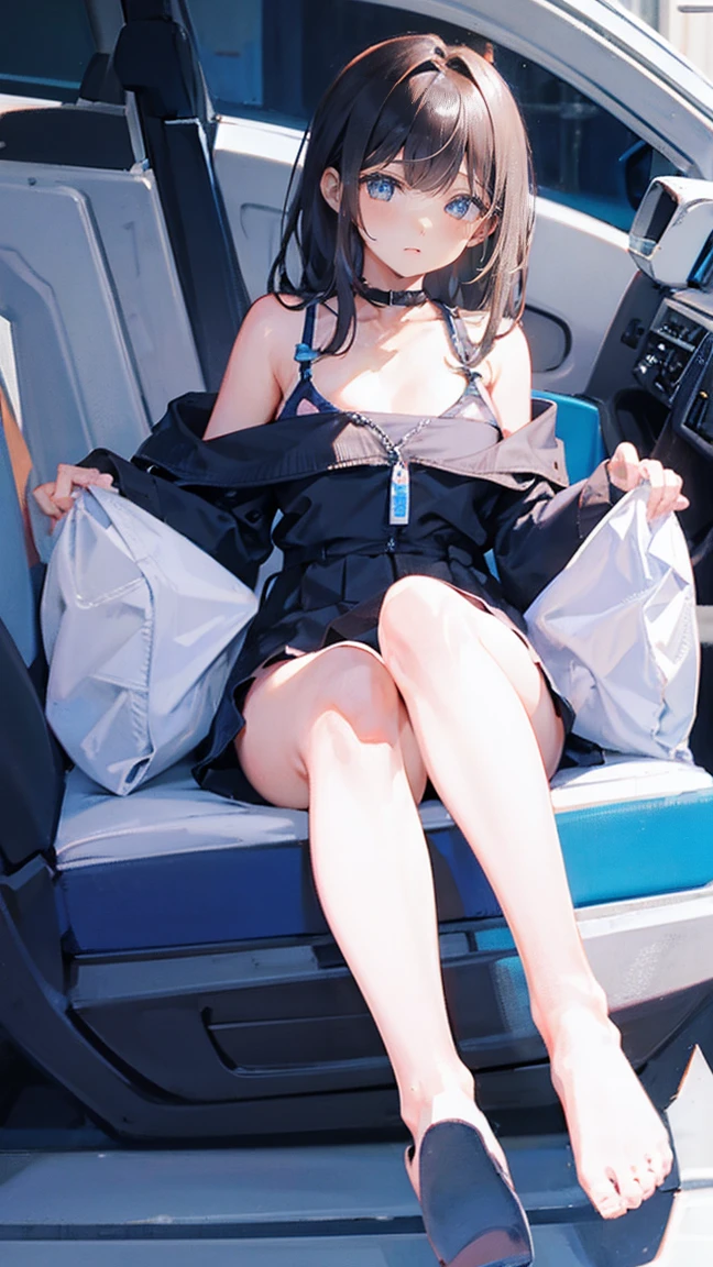girl,Take off your pants and drop them down to your knees