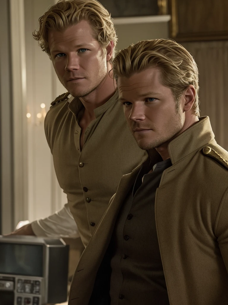 Christopher Egan as Captain David Shepherd ( TV series "Kings " )