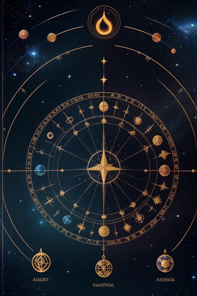each sign, planet, house and aspect in the Astral Chart has a specific symbol. Learning to recognize and interpret these symbols is fundamental to understanding your Astral Chart in a deeper and more intuitive way..