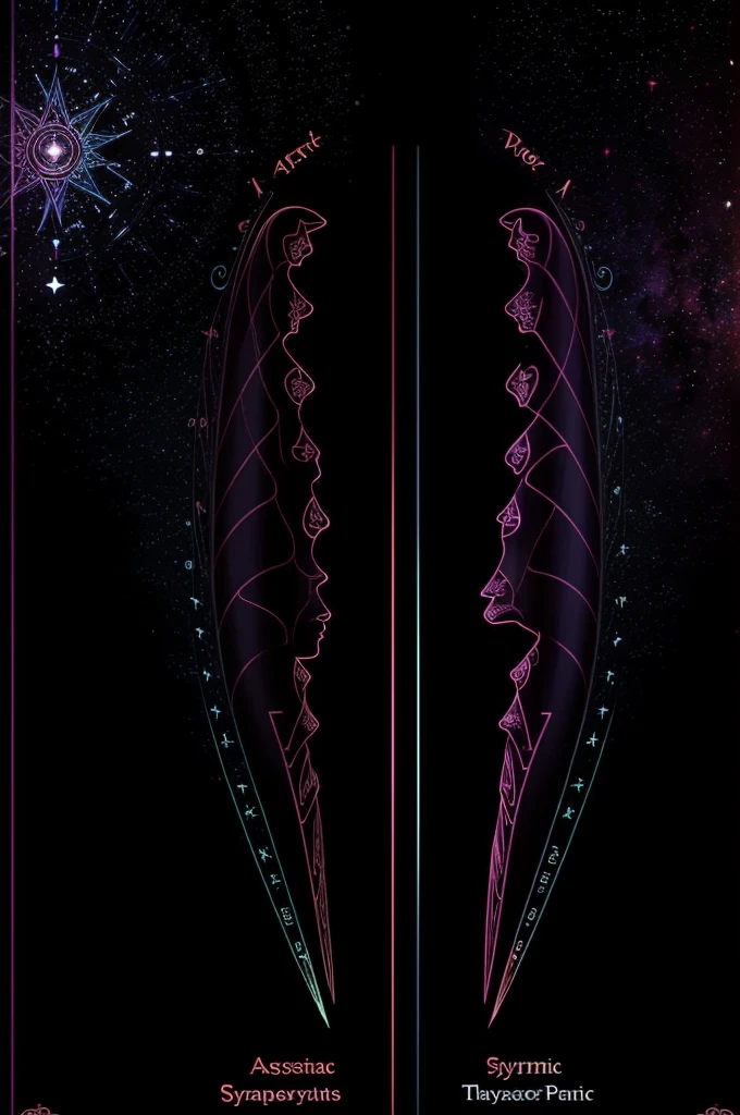 Synastry is the comparison between two Astral Charts, generally used to analyze compatibility between couples, friends or family. It reveals how the energies of two people interact and complement each other.
