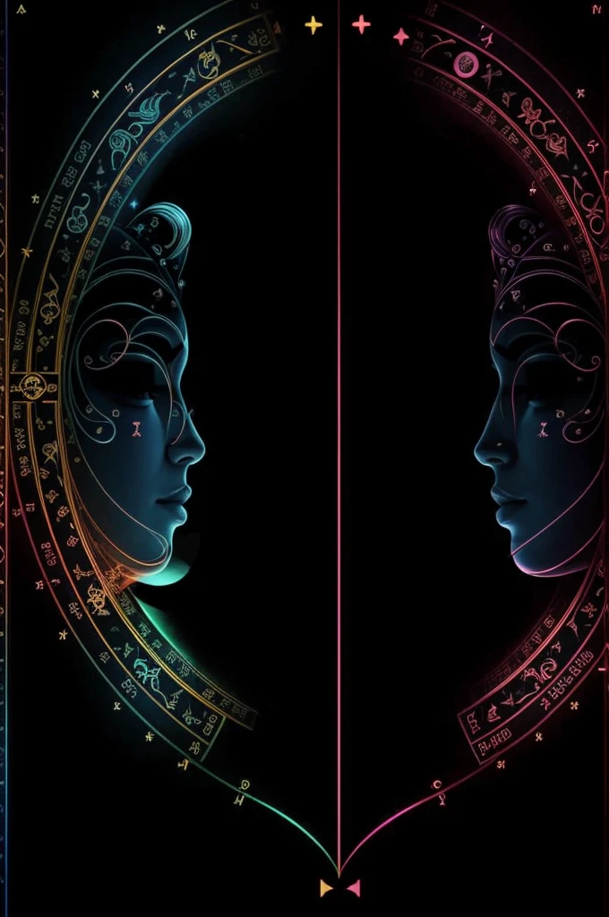 Synastry is the comparison between two Astral Charts, generally used to analyze compatibility between couples, friends or family. It reveals how the energies of two people interact and complement each other.