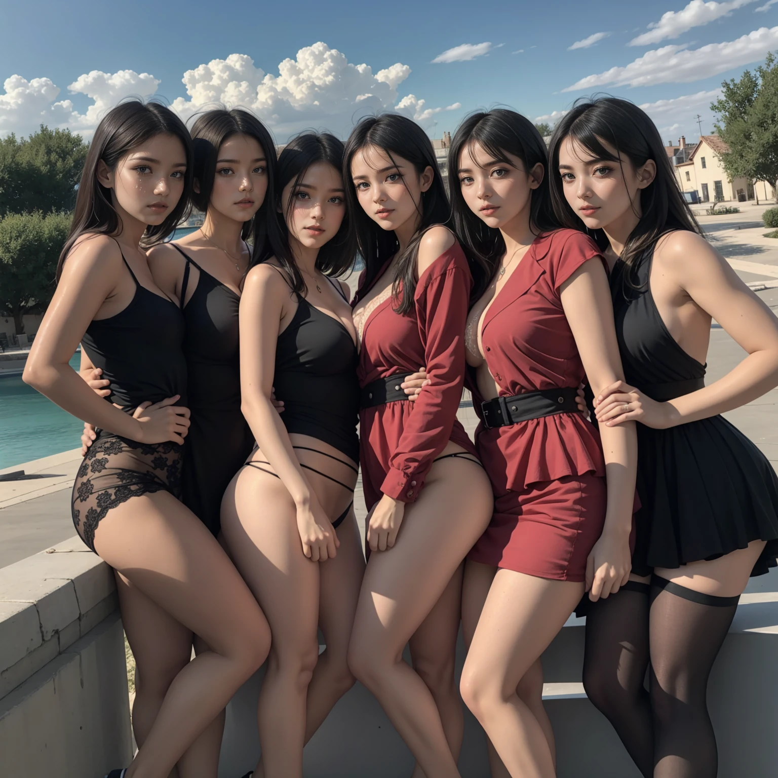 photo de groupe d'friends, Sex, Filles, Kale, Have sex