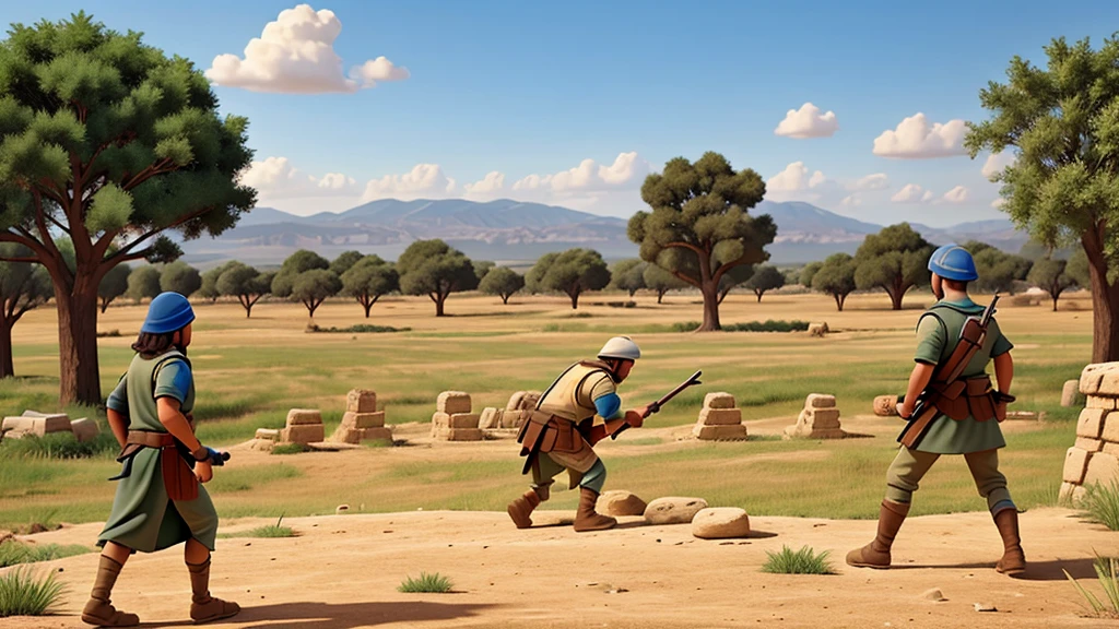 Israelite vs Philistine battlefield
