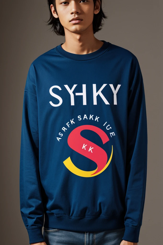Clothing logo with letter syk space color