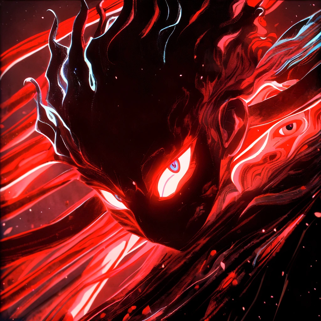 anime, a bright blue demon with sharp eyes and black background, olhos azuis brilhando, azul brilhante eyes, olhos azuis brilhantes, with Azul brilhante eyes, with olhos azuis brilhantes, emitindo uma aura azul maligna, darkness aura blue light, olhos azuis de fogo, blue aura, intense watery azul brilhante eyes, papel de parede do telefone, badass anime 8 k, Azul brilhante, olhos totalmente azuis