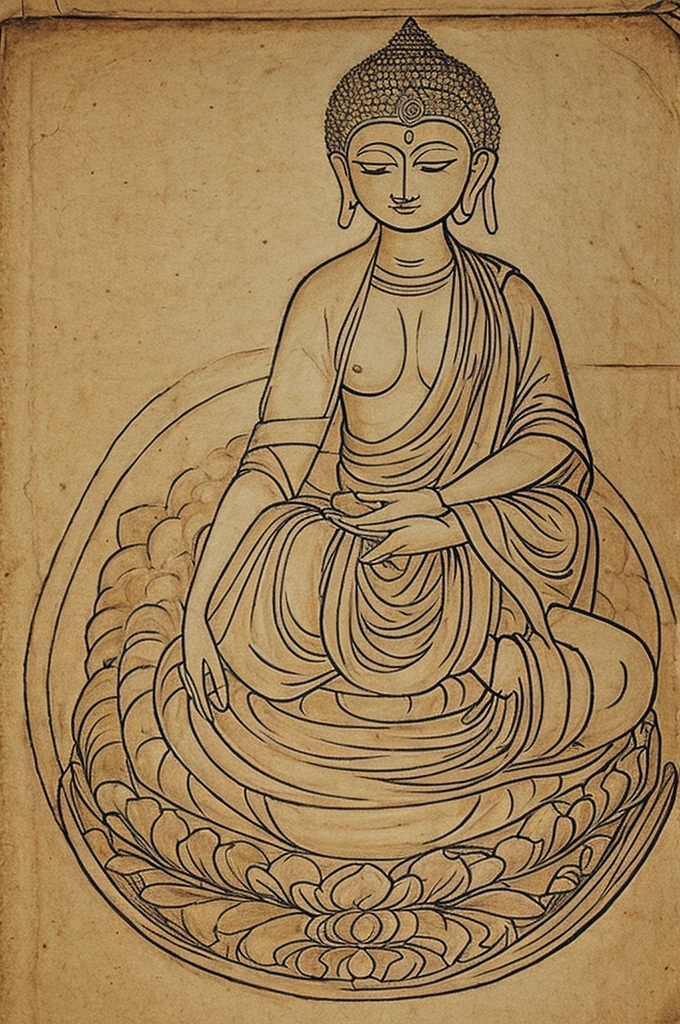 simple dhammapada to draw 