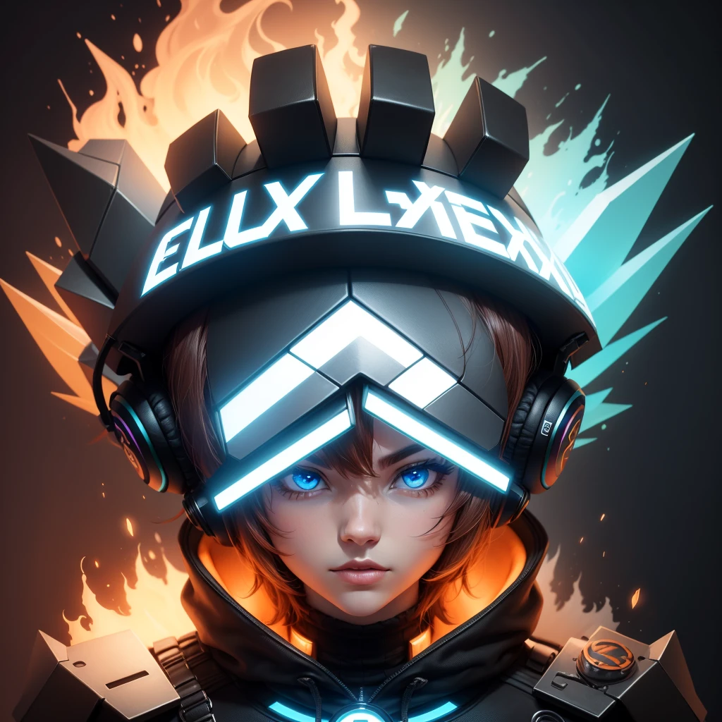 Create a logo with the following phrase "EFloXx" and place a background gamer, It is very important that the phrase "EFloXx" appears in the image