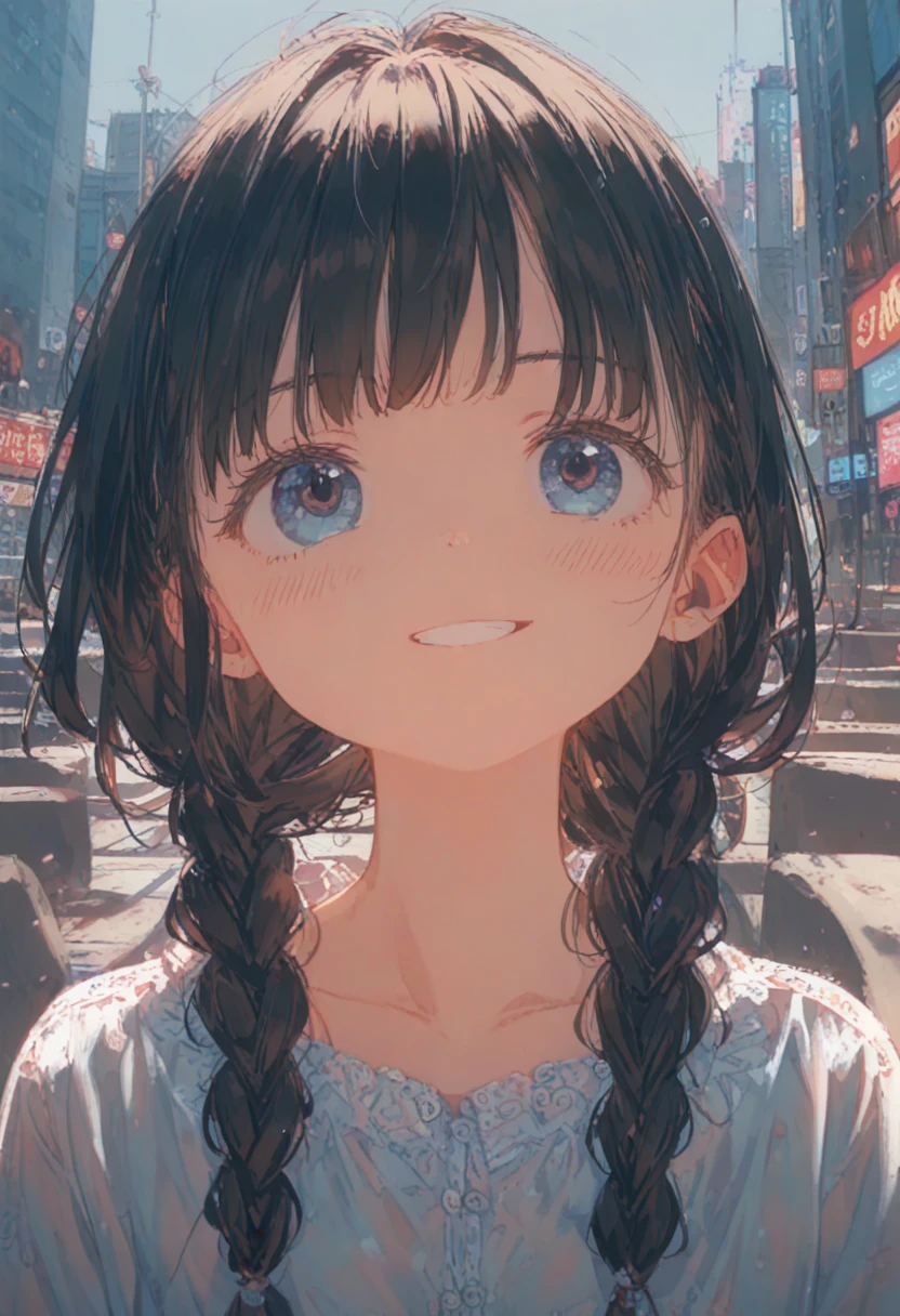 1 Female\(prince,cute,cute,20-year-old,Long braids,Black Hair,Eye color: Ocean blue,、Neon color、Big eyes,Dynamic pose,,Loose-lipped,Wearing a beautiful lace dress,Poolside、panic、smile、Bitter smile、Confused,(Grab her throat),avert your eyes,look up\), BREAK ,background\(city,coastal\), BREAK ,quality\(8K,Highly detailed CG unit wallpaper, masterpiece,High resolution,top-quality,top-quality real texture skin,surreal,Increase the resolution,RAW Photos,highest quality,Very detailed,wallpaper,Cinema Lighting,Ray-tracing,Golden Ratio\),[Browsing Caution]