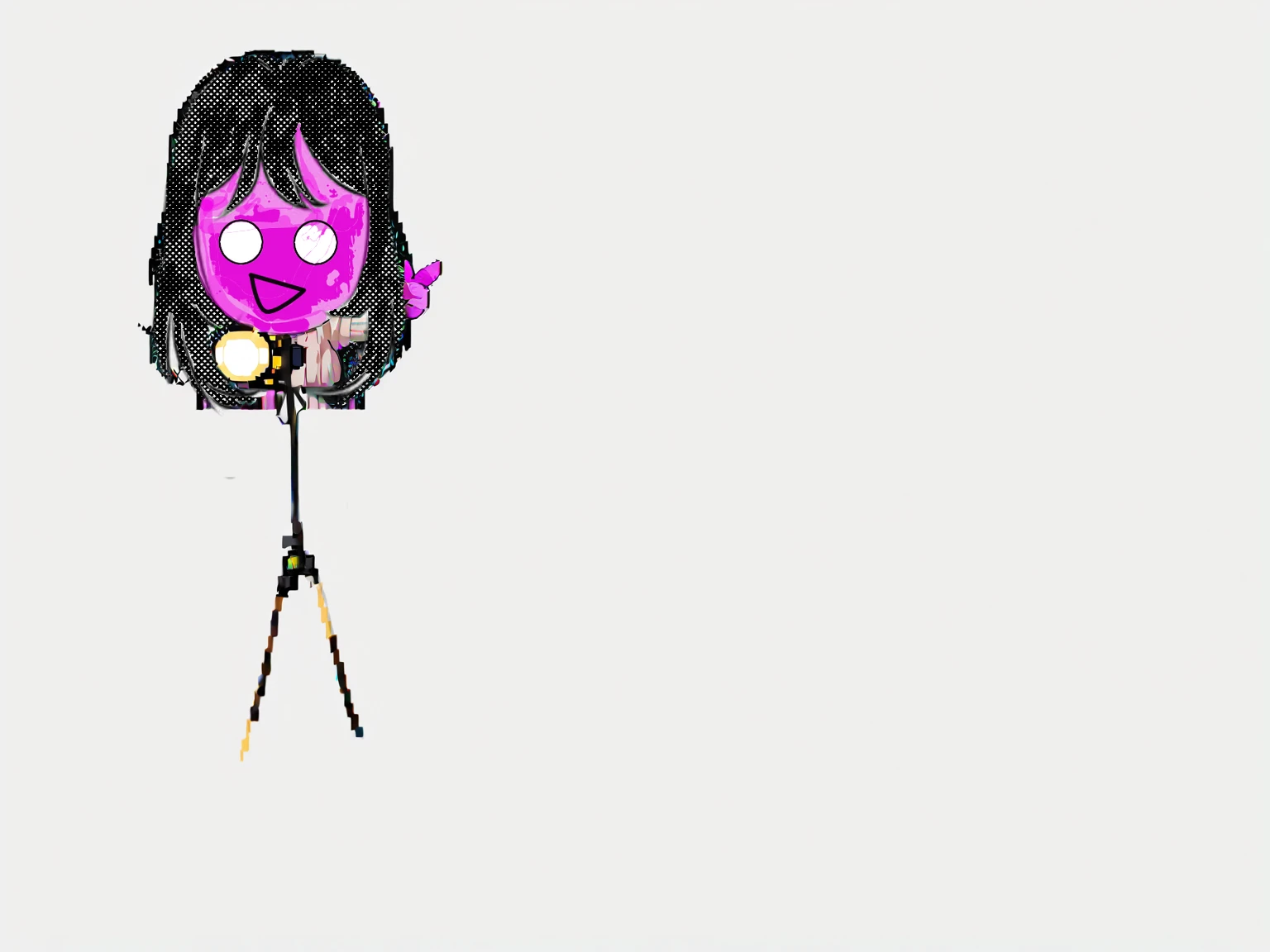 pixel art, Veronica Cipher ((upper body selfie, hapiness的)), Masterpiece, Superior quality, ultra detailed, alone, exterior, (evening), ROOM, gamer, (Star, officer) hapiness, hapiness的, gloves, sweater, have, flashlight, wood, Get rich, shadow, Compared, clear sky, analogy style (View viewer:1.2) (texture) (film grain: 1.3), (warm colors, warm colors): 1.2), close up, movie light, Side light, ultra high resolution, 背心shadow, RAW, wear a sweater, Kodak Vision 3, girl, black fur, Intense pink skin