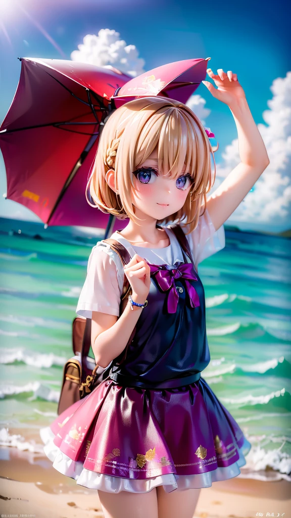 A very cute in summer outfit