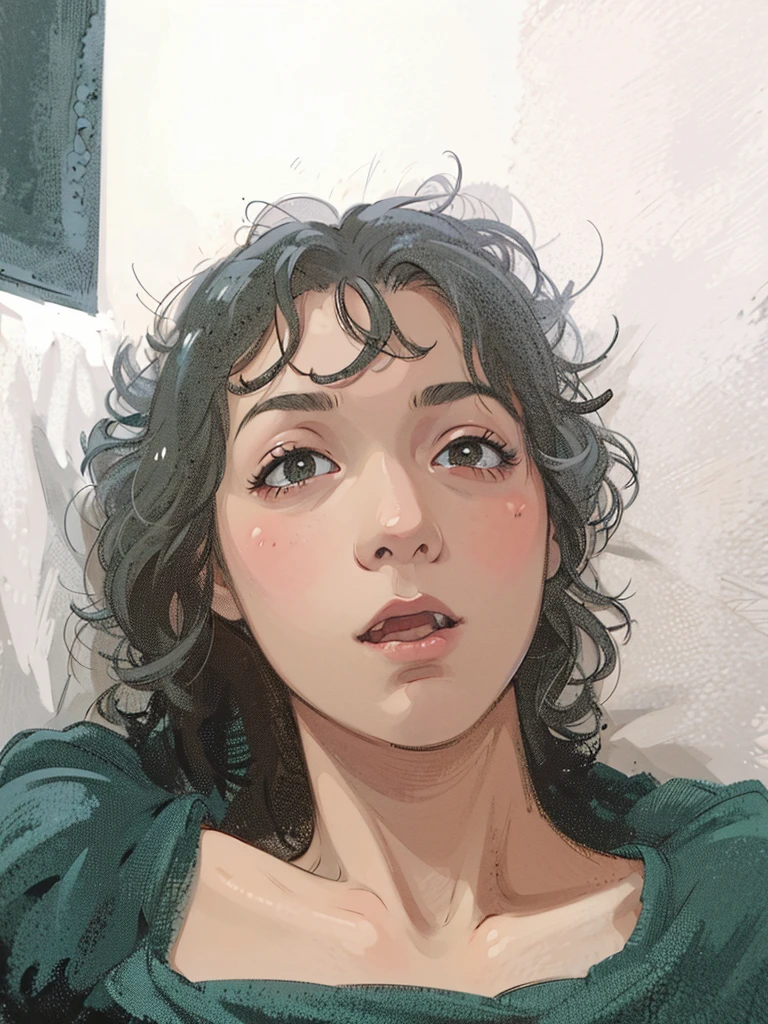 Recreate horror manga style image