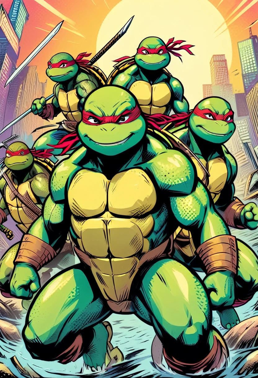 Ninja turtles incredible drawing art comics books cartoon